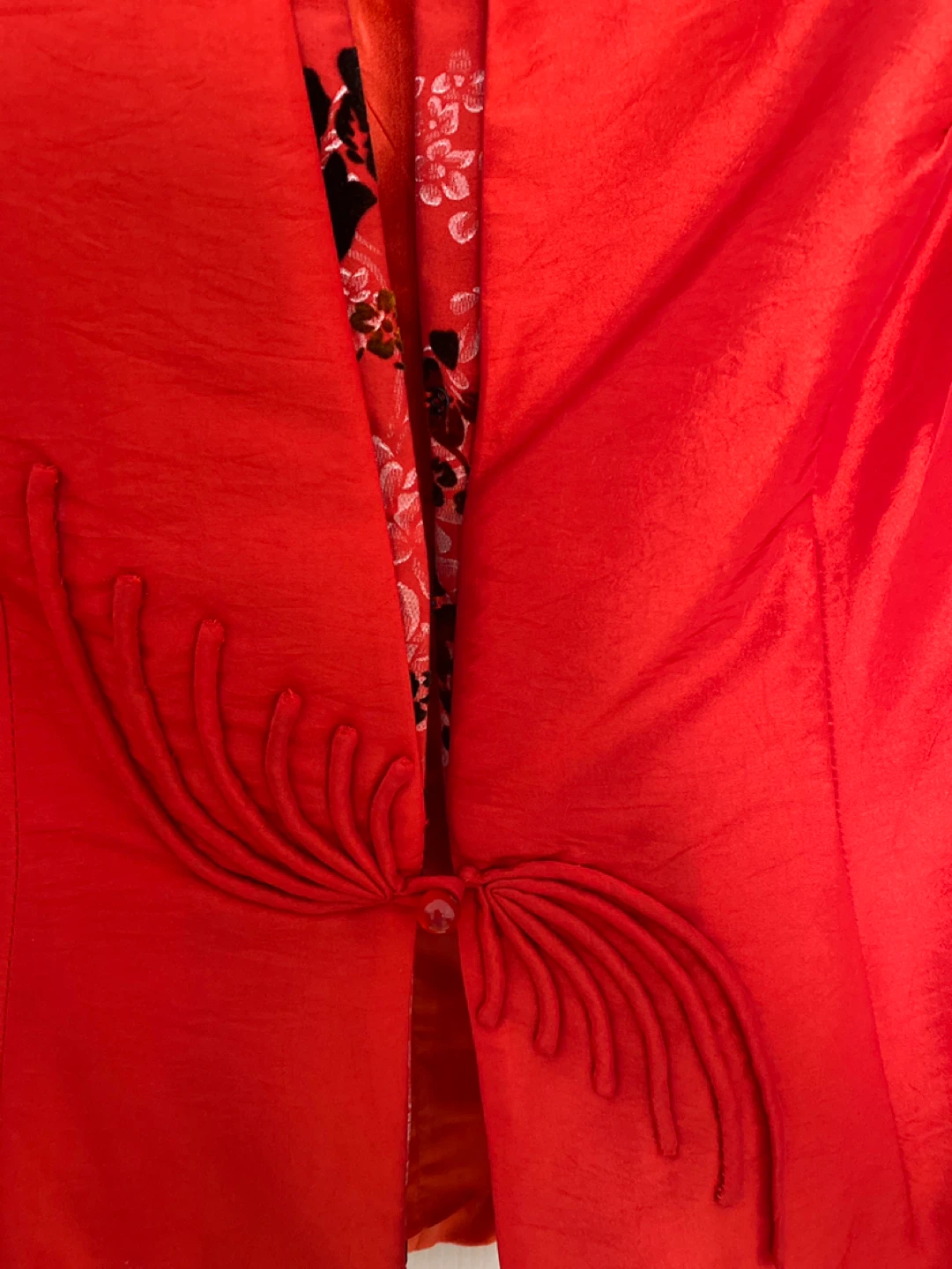 Red Chinese style Jacket - photo 3