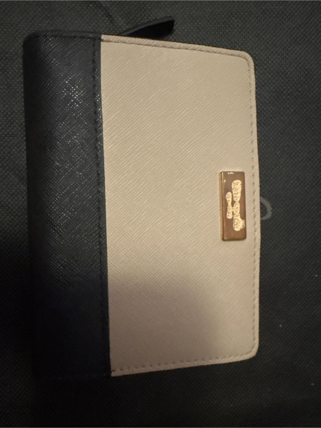 Kate Spade Black & Beige Wallet