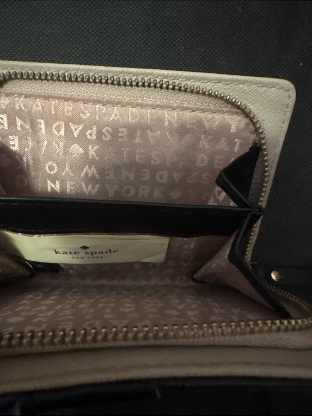 Kate Spade Black & Beige Wallet - photo 4