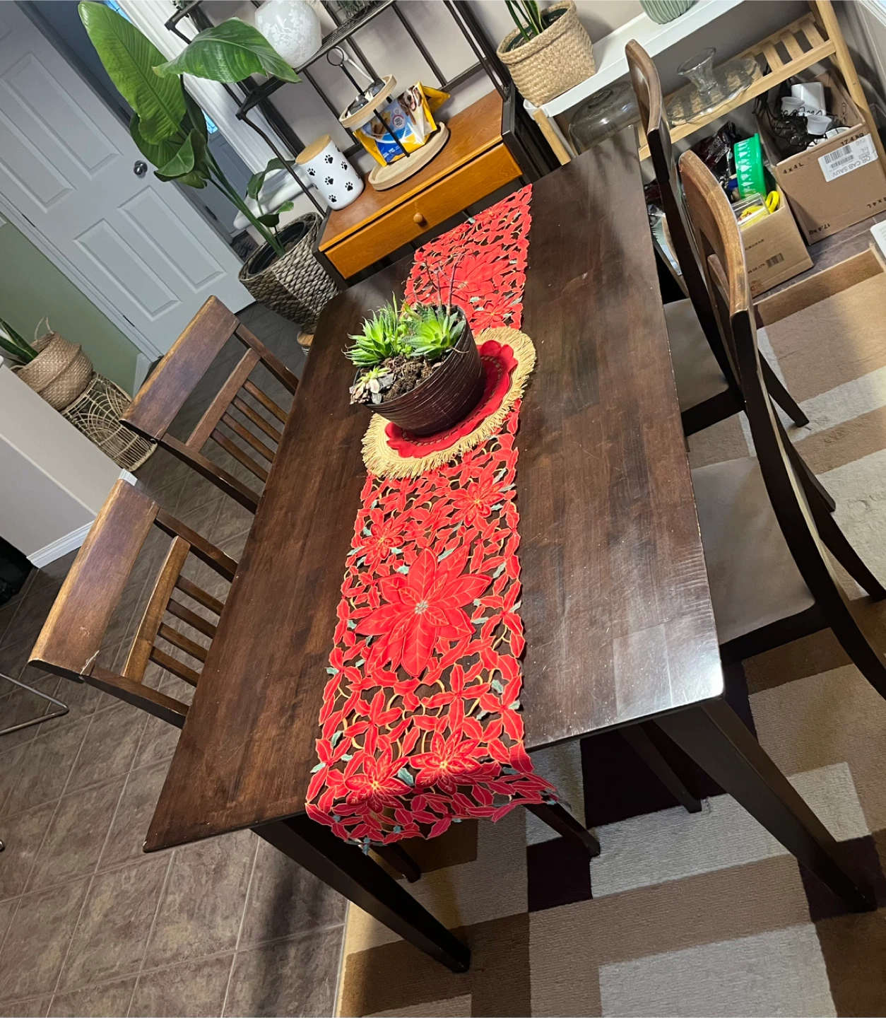 Dining Table with 4 Chairs