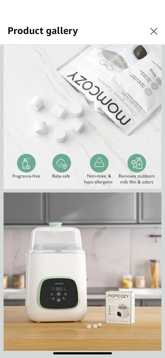 NEW-Momcozy Detergent Tablets for Bottle Washer - photo 3