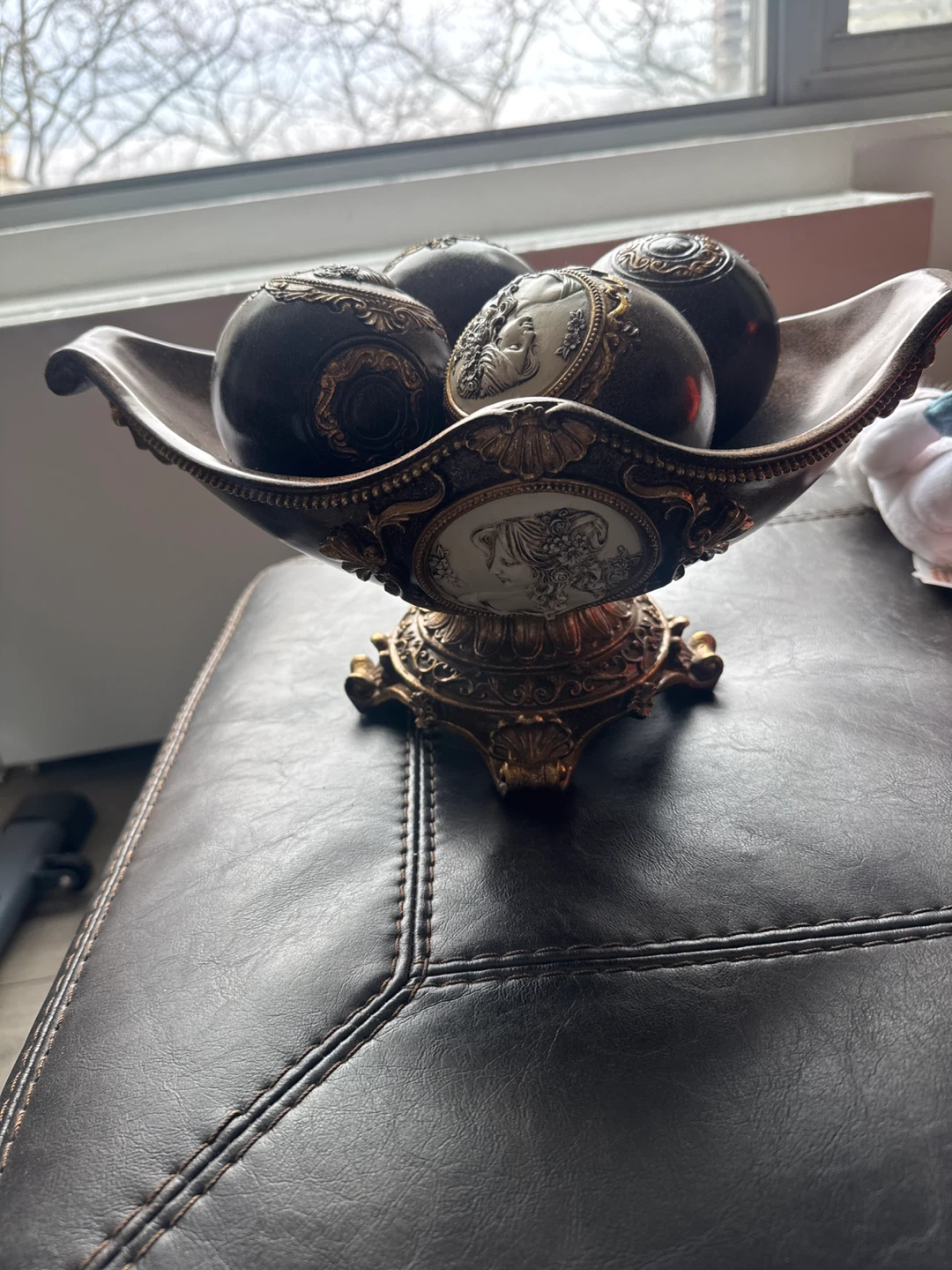 Decorative Bowl with Orbs