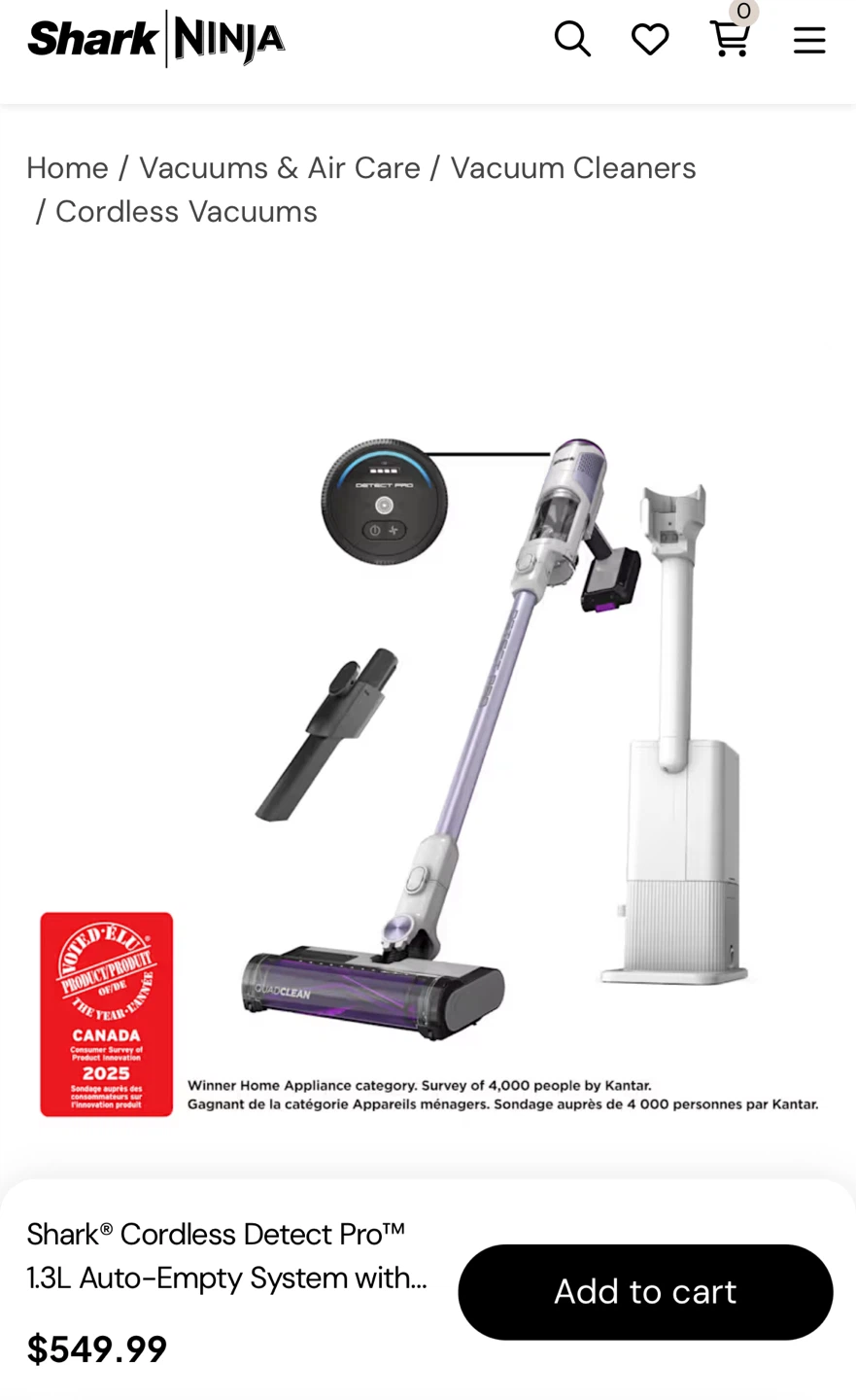 Shark Detect Auto Empty Cordless Stick Vacuum - photo 4