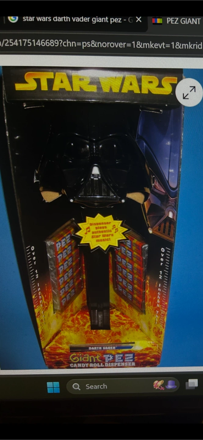 Star Wars Darth Vader Giant Pez Dispenser