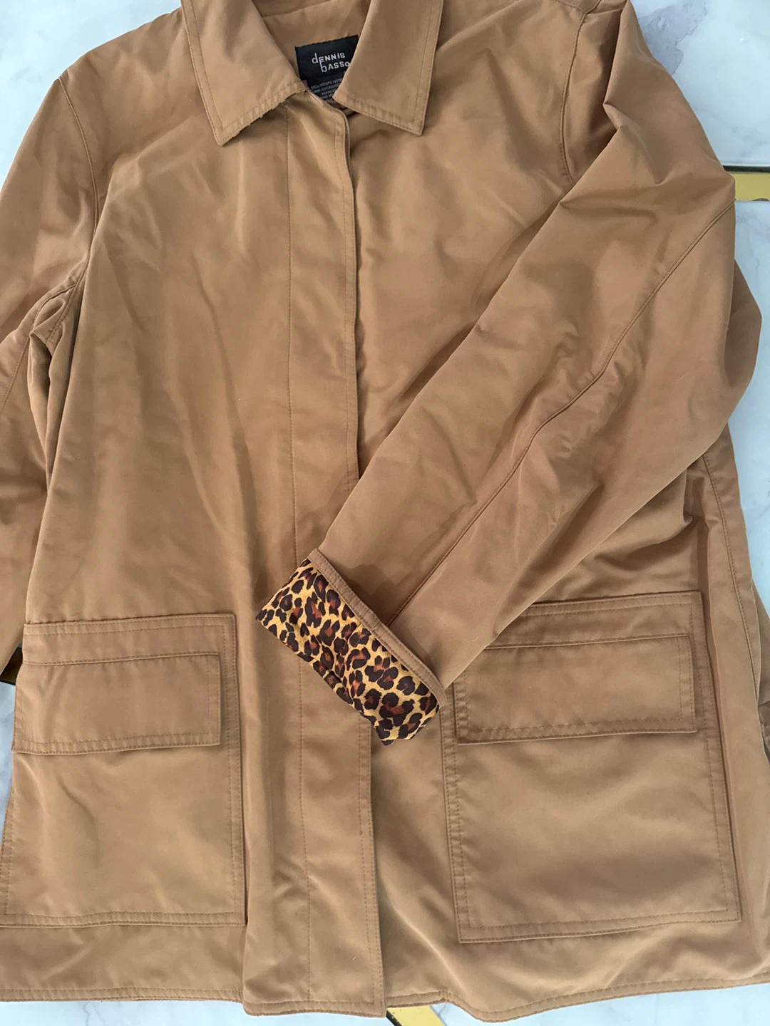 Dennis Basso Tan Jacket - Size M - photo 3