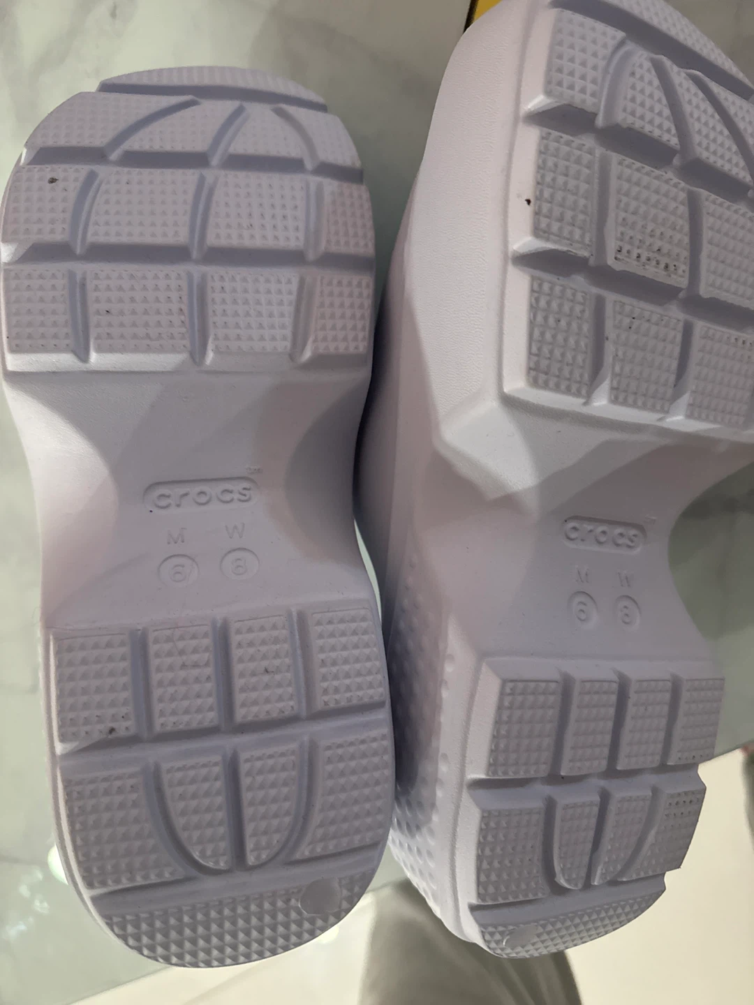 Crocs M6/W8 White Slides - photo 3