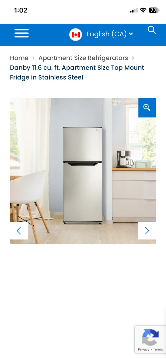 Danby 11.6 cu. ft. Apartment Fridge