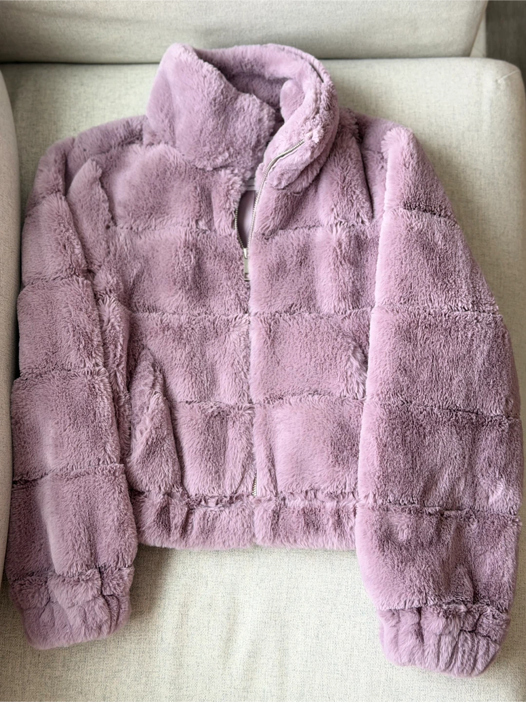 Garage- Fuzzy Purple Jacket- XS - photo 2