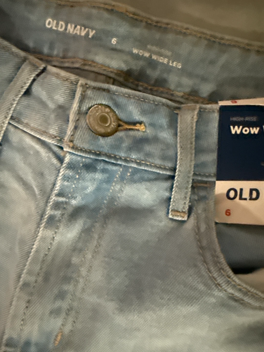 Old Navy Wow Wide Leg Jeans - Size 6 - photo 2