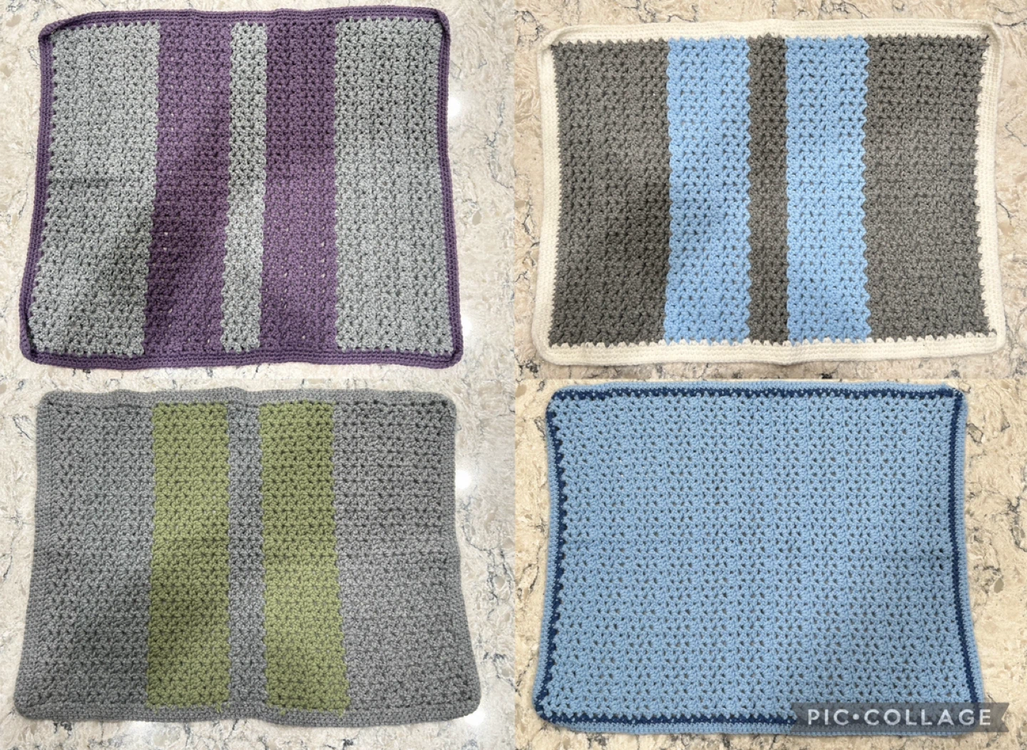 Hand Crafted 100% Acrylic Wool Crochet Blankets. - photo 5