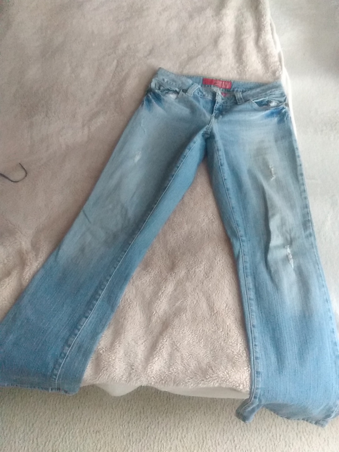 GUESS Light Blue Wide-Leg Jeans