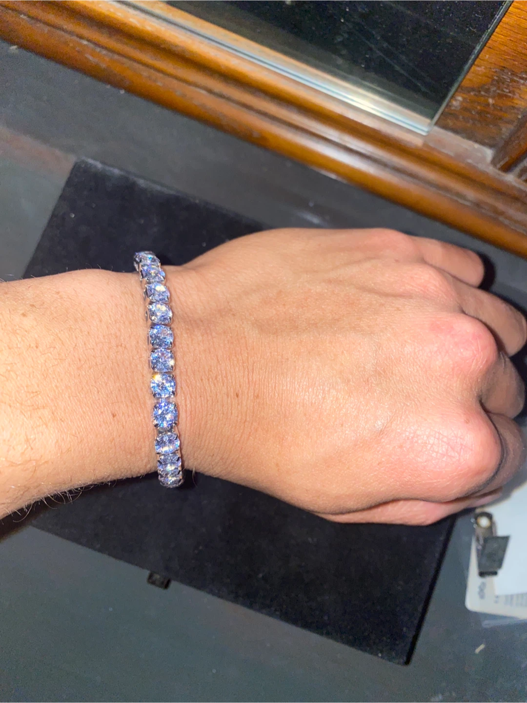 Medium size diamond bracelet - photo 3