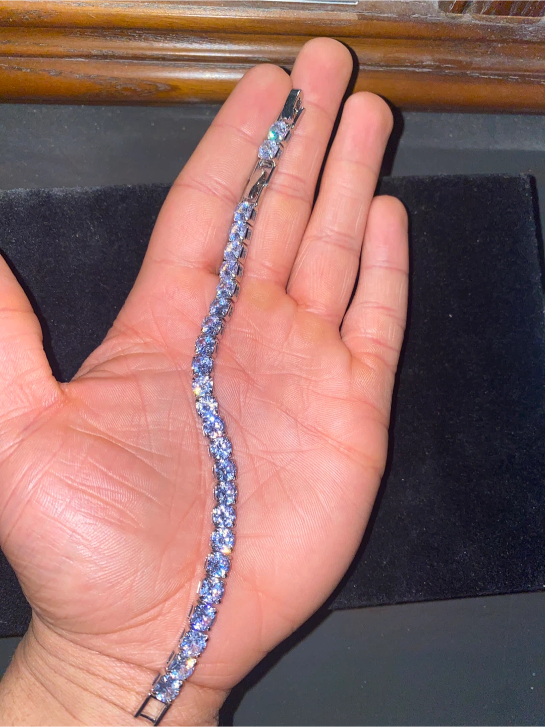 Medium size diamond bracelet - photo 4