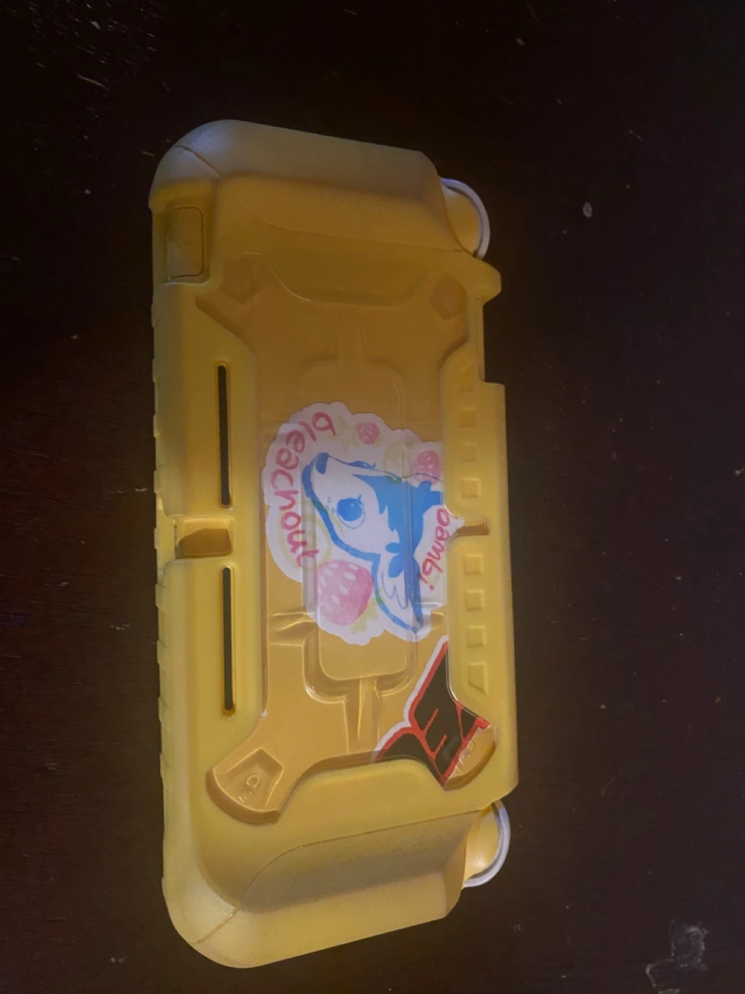 Yellow Nintendo Switch Lite With Protective Case - photo 2