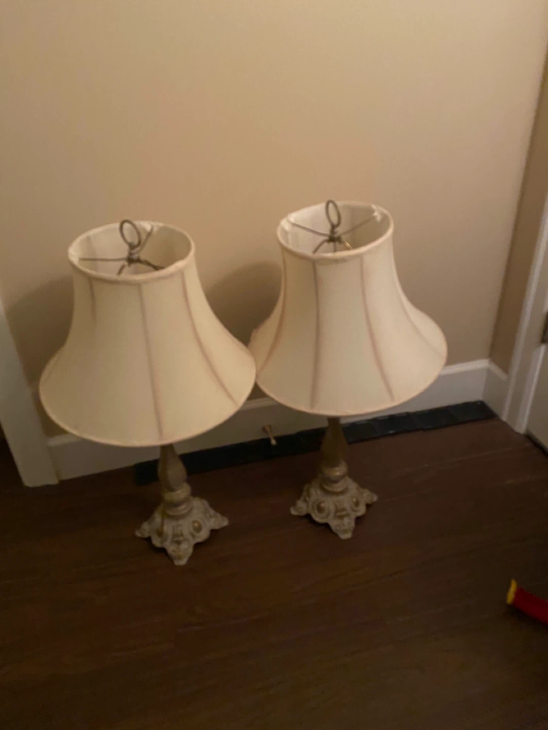 Floor lamp and 2 table lamps