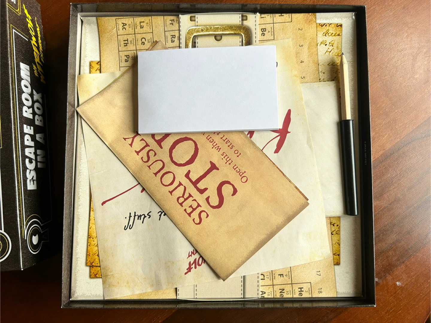 Escape Room in a Box Cooperative Board Game - photo 2