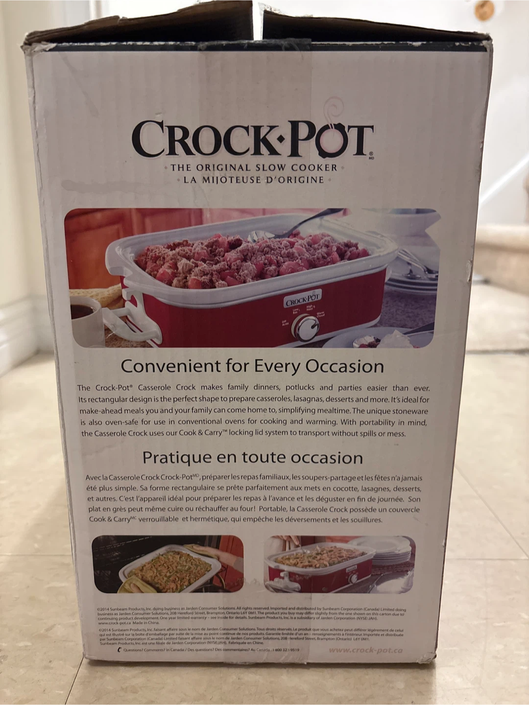Crock-Pot Casserole Crock 3.5 Quart - Red - photo 3