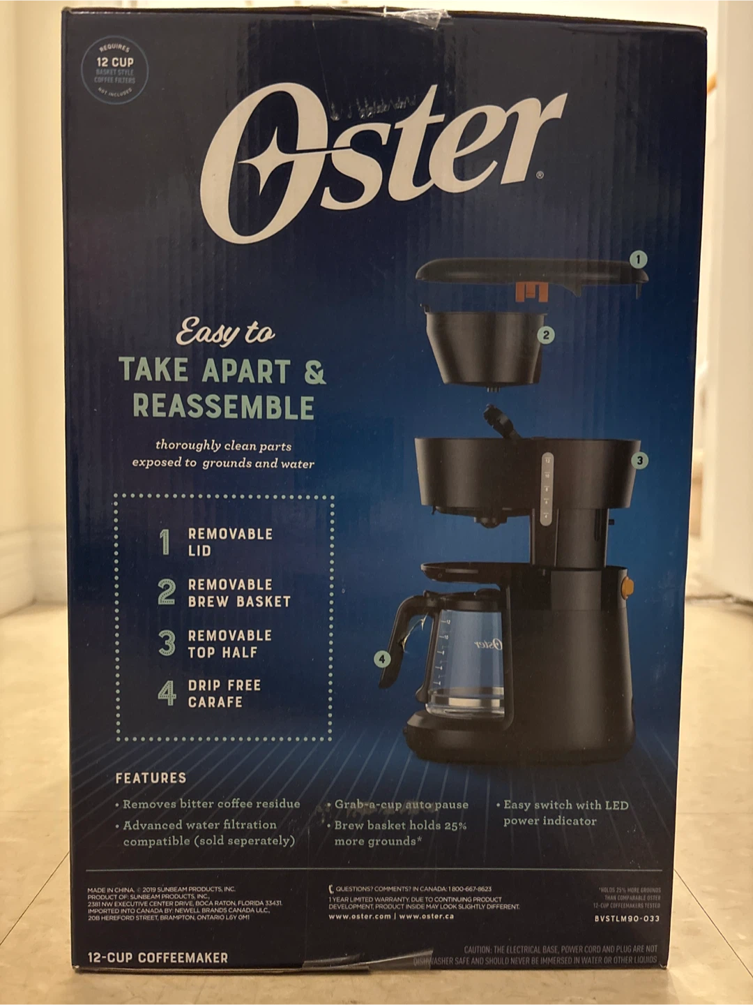 New Oster 12-Cup Coffeemaker - photo 2