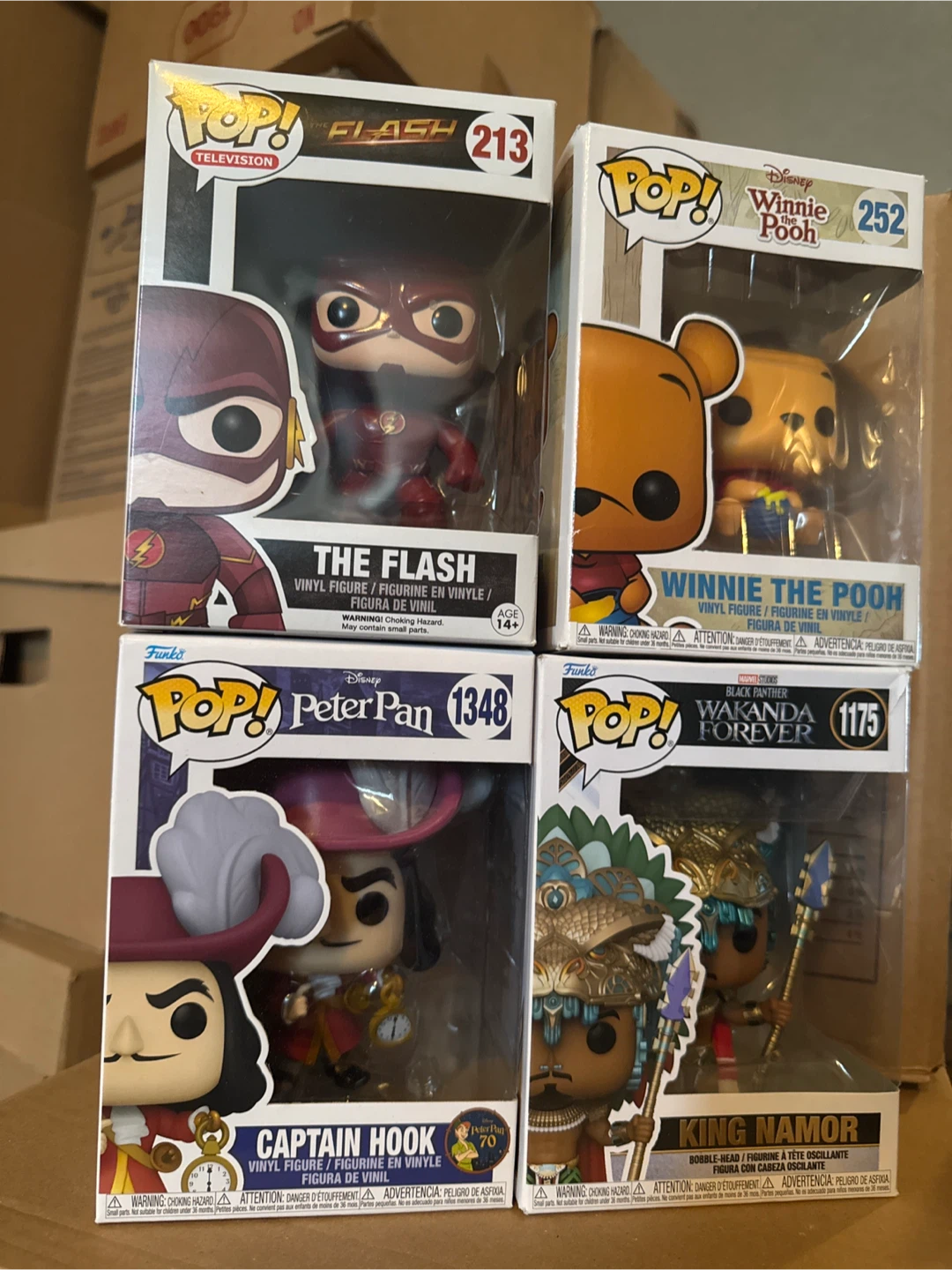 Funko Pop The Flash, Winnie, Hook, Namor - photo 2