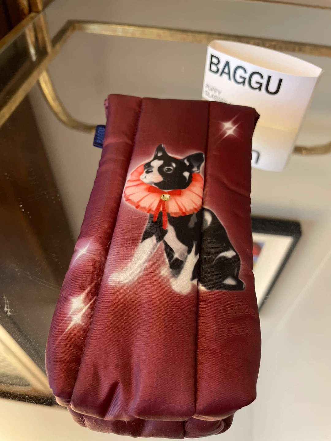 BAGGU Puffy Glasses Sleeve - Fancy Dogs NEW - photo 2