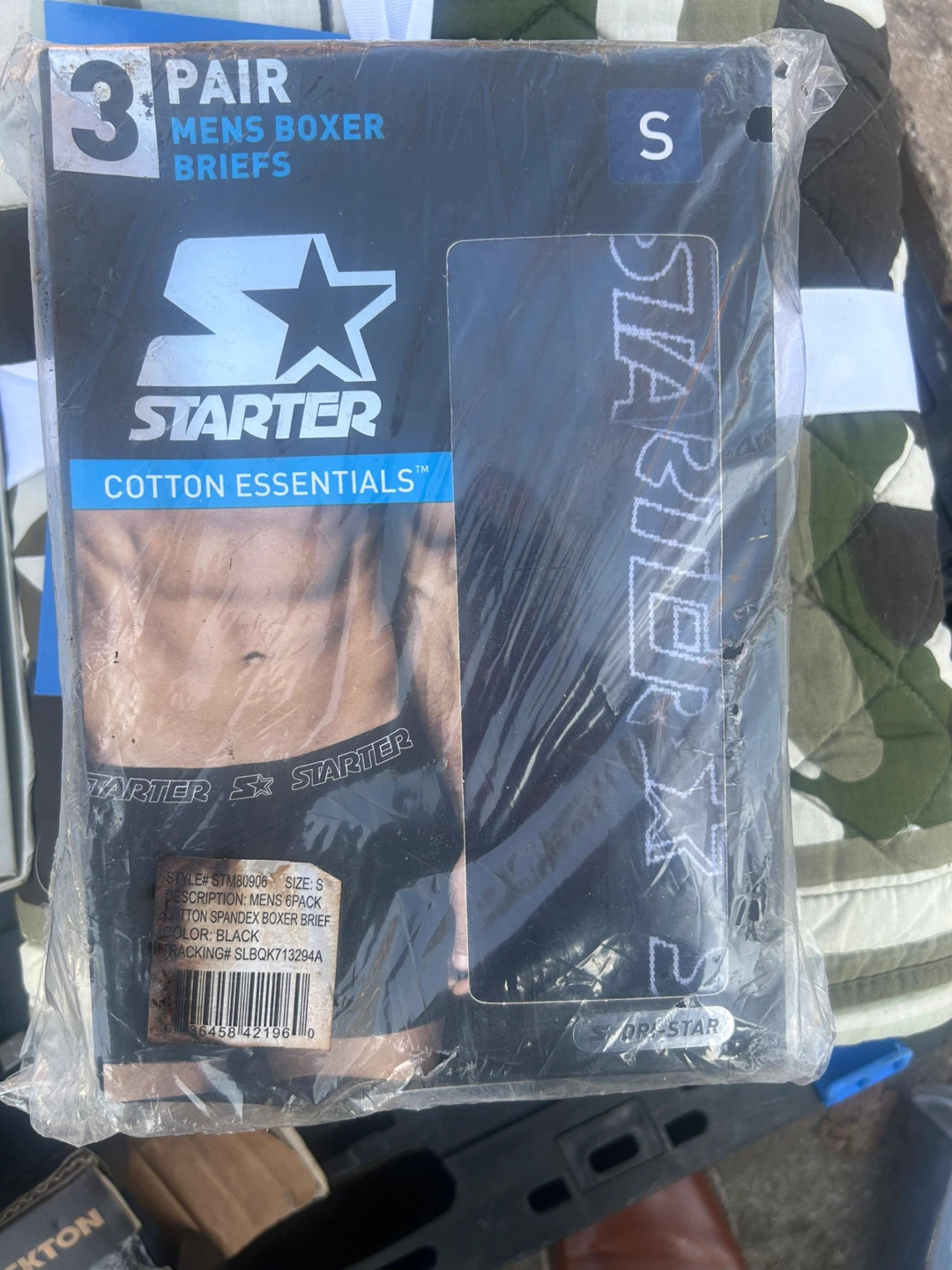 Starter Mens Boxer Briefs - 3 Pack - Size S