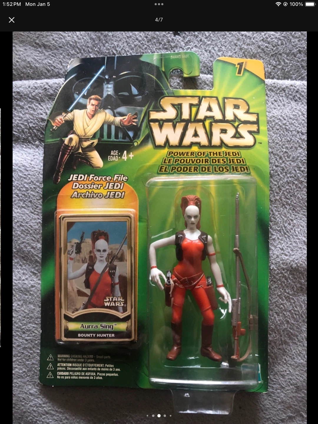 Star Wars figures on card - photo 4