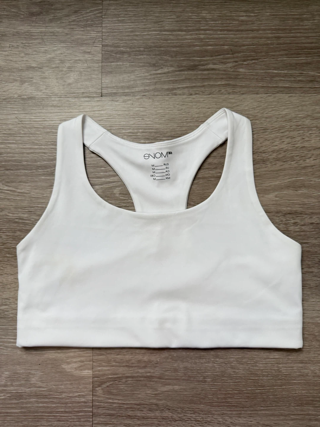 H&M Move White Sports Bra - Size M