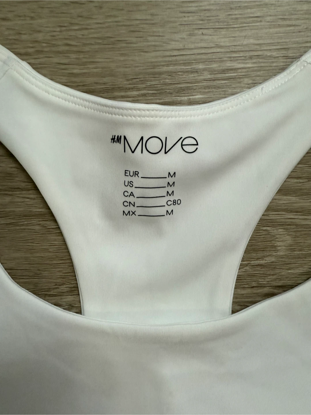 H&M Move White Sports Bra - Size M - photo 3