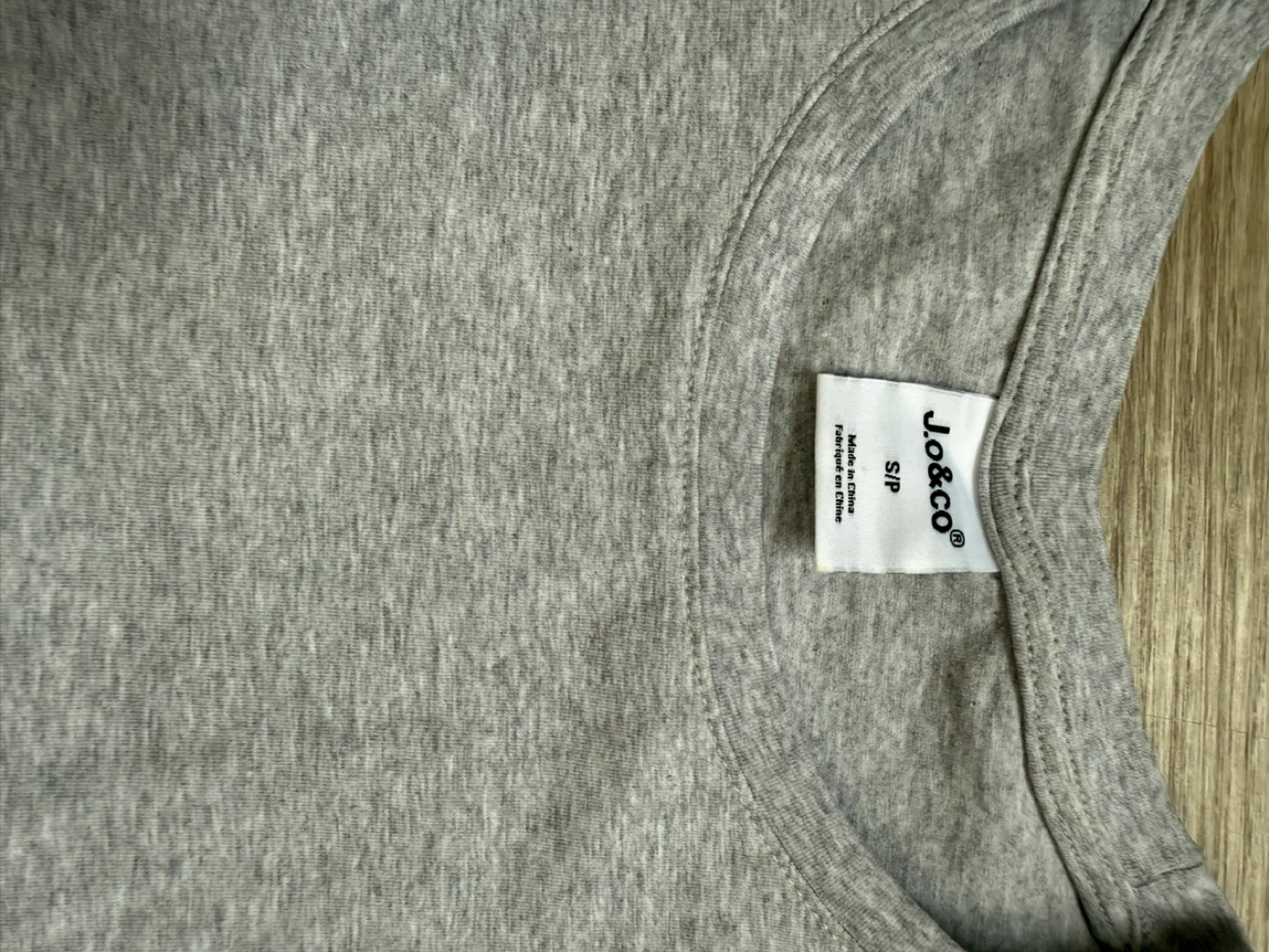Jo & Co Grey Crop Top - Size S - photo 2