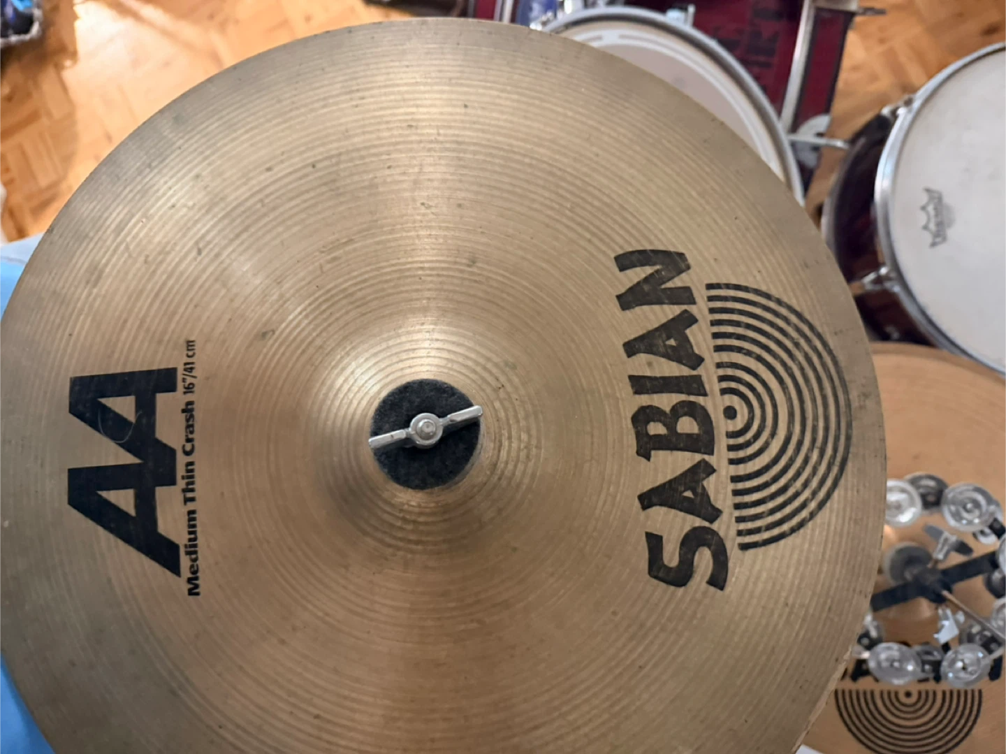 CB Drums Set with Sabian AA Medium Thin Crash 16" - photo 5
