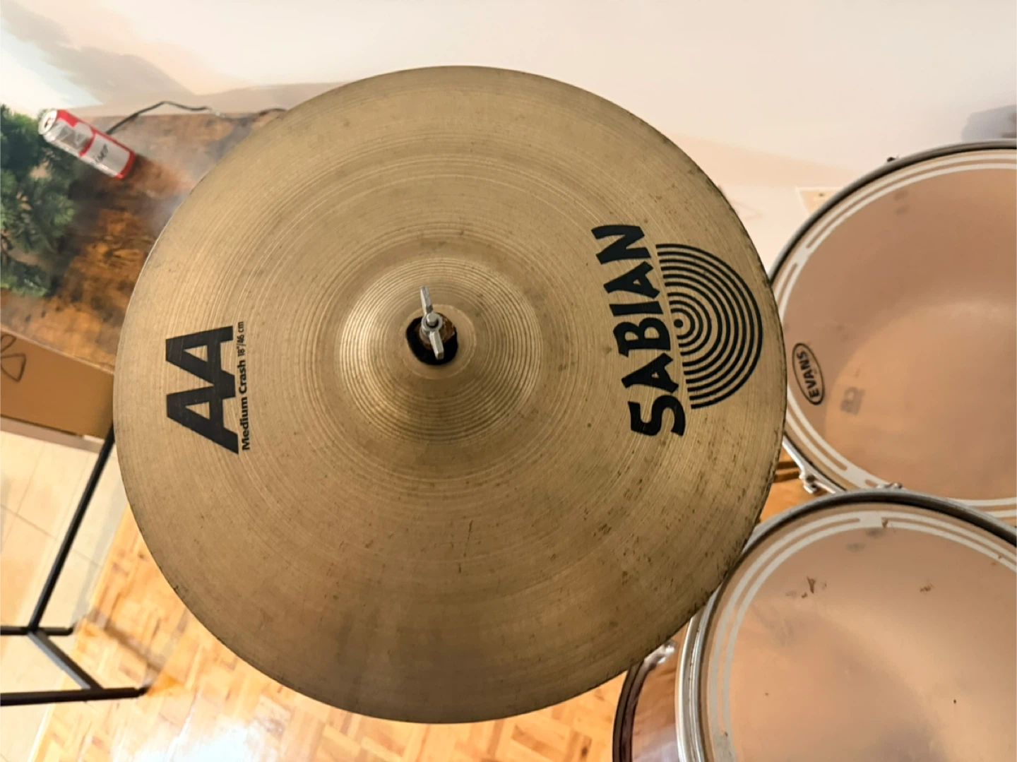 CB Drums Set with Sabian AA Medium Thin Crash 16" - photo 2