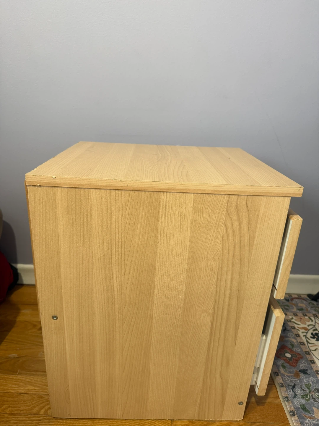 Wooden 2-Drawer Side Table - photo 4