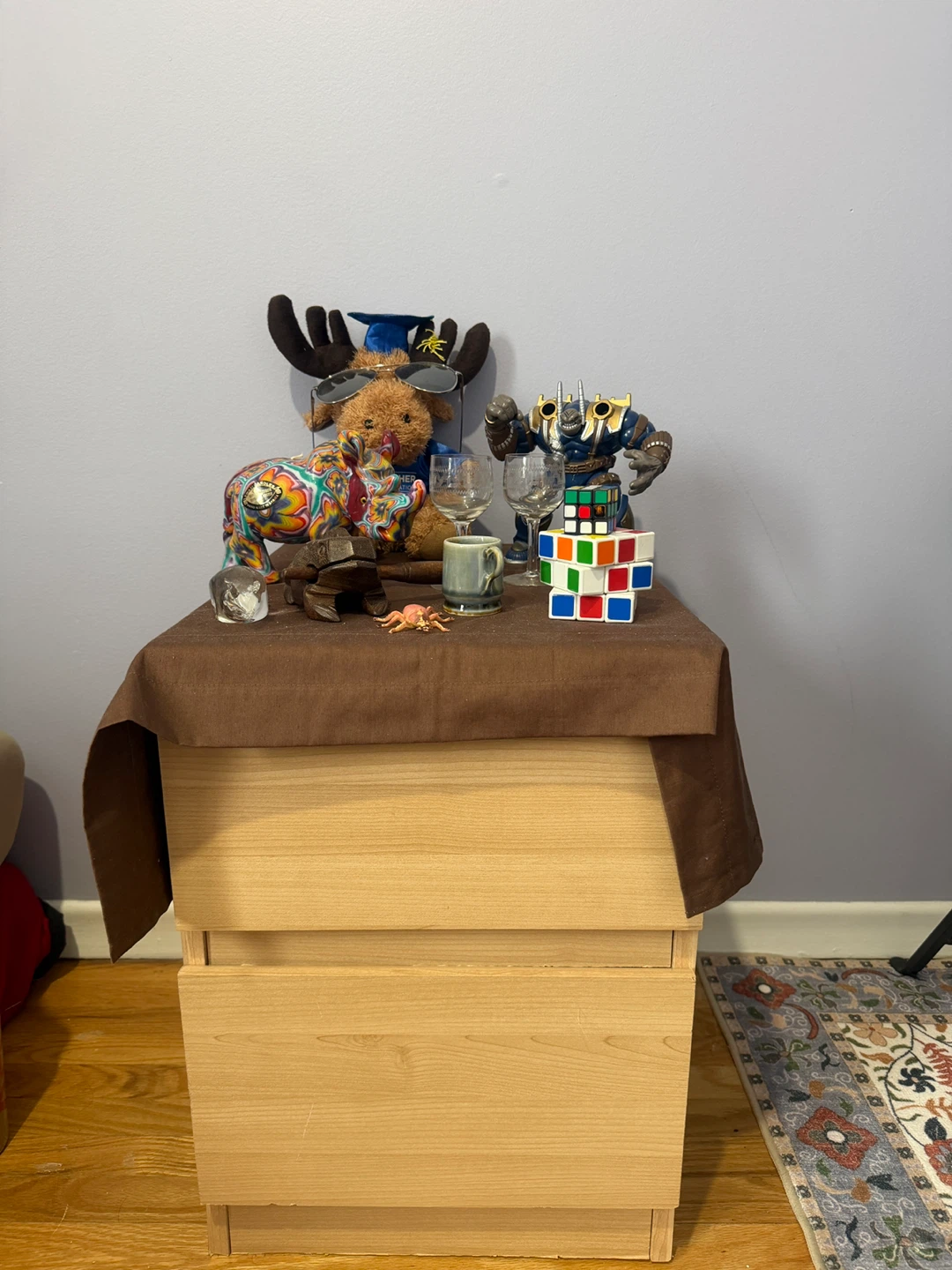 Wooden 2-Drawer Side Table - photo 3