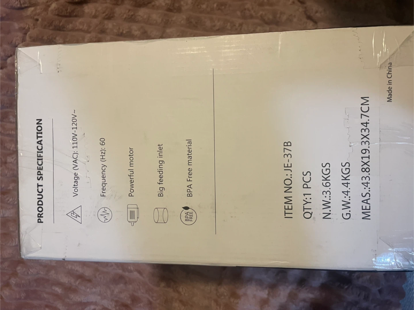Masticating Cold Pressed Juicer JE-37B - photo 4