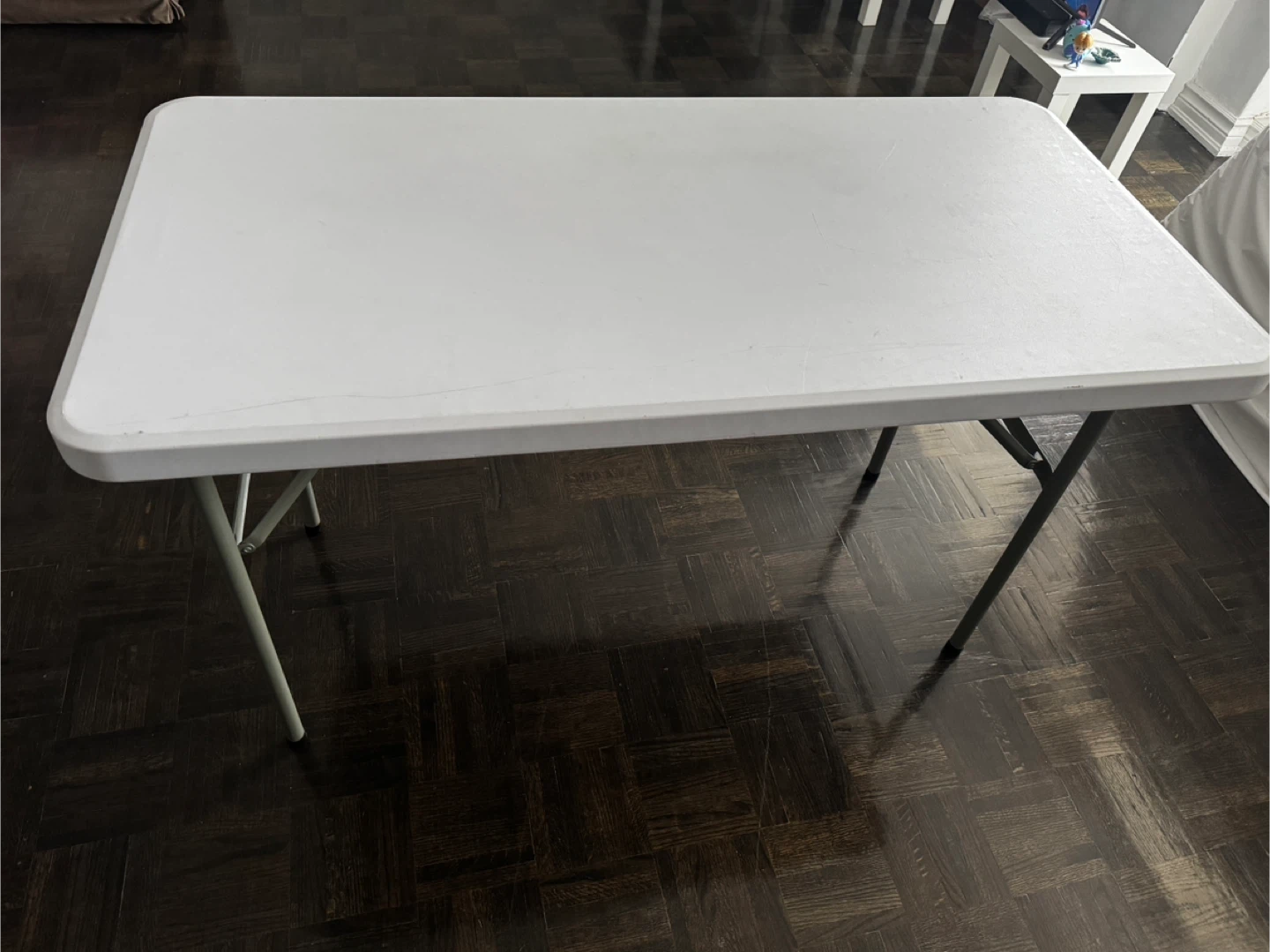 White Folding Table - photo 3