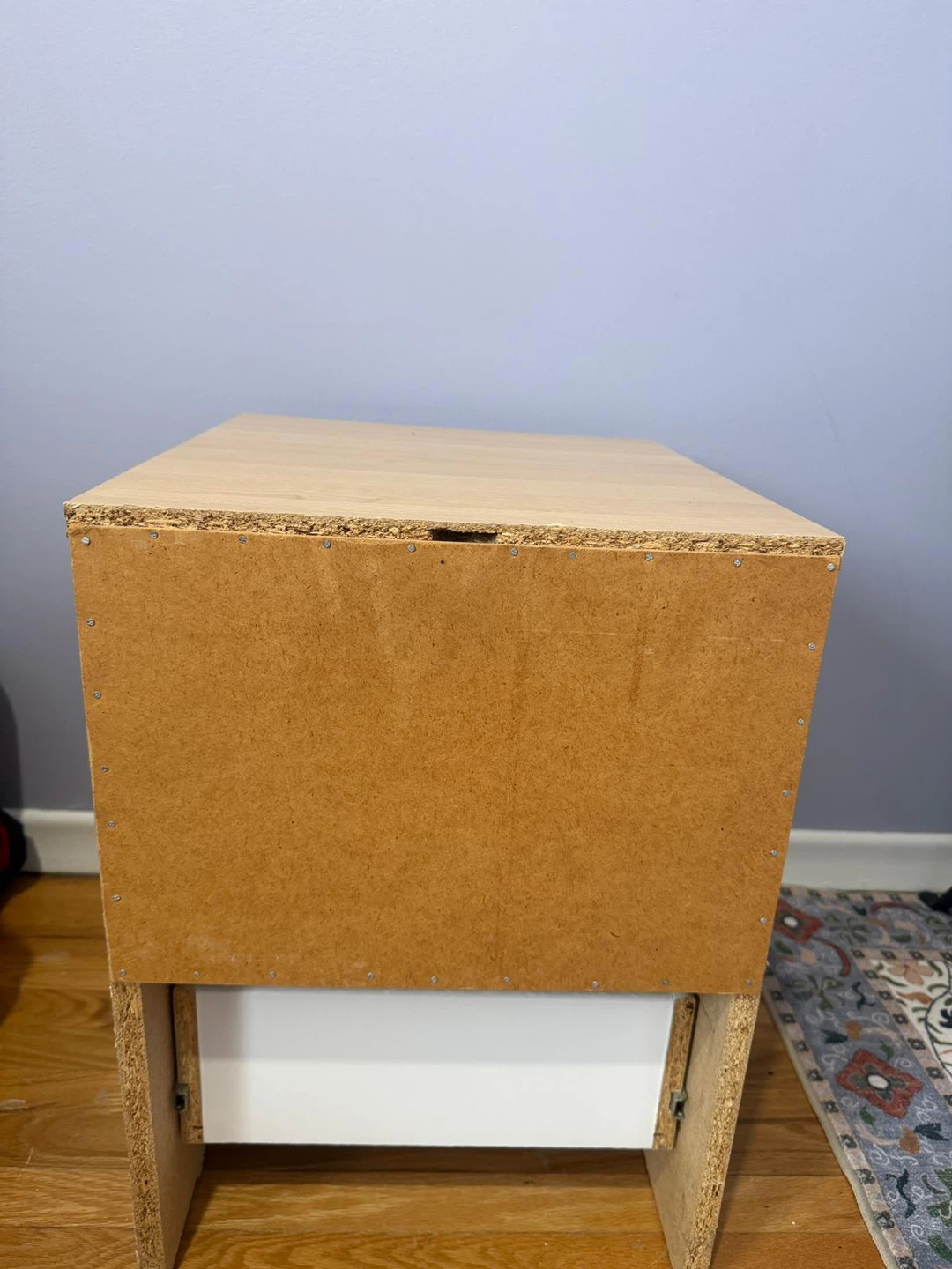 Wooden 2-Drawer Nightstand - photo 4