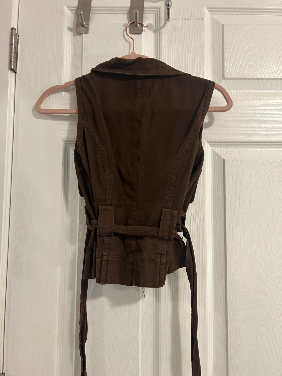 Vintage Khakis Brown Vest - Size Small - photo 3