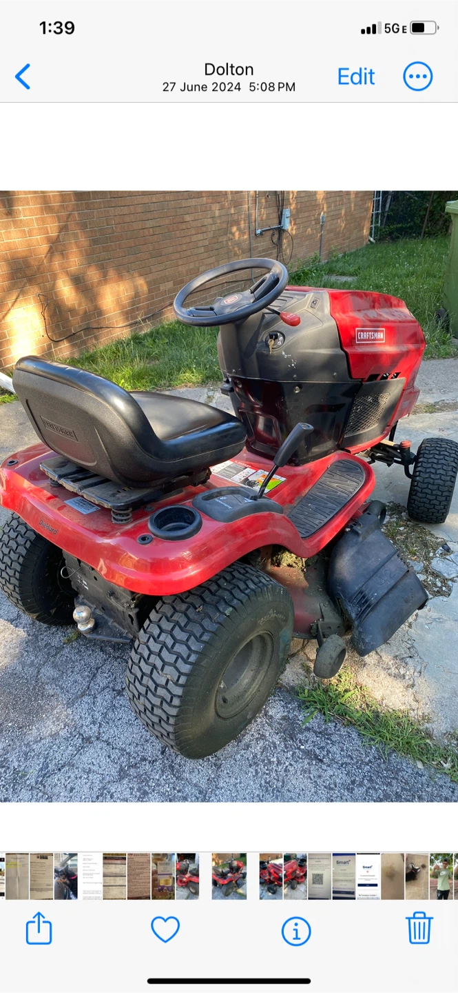 Crastman Riding 42”  Lawnmore - photo 4