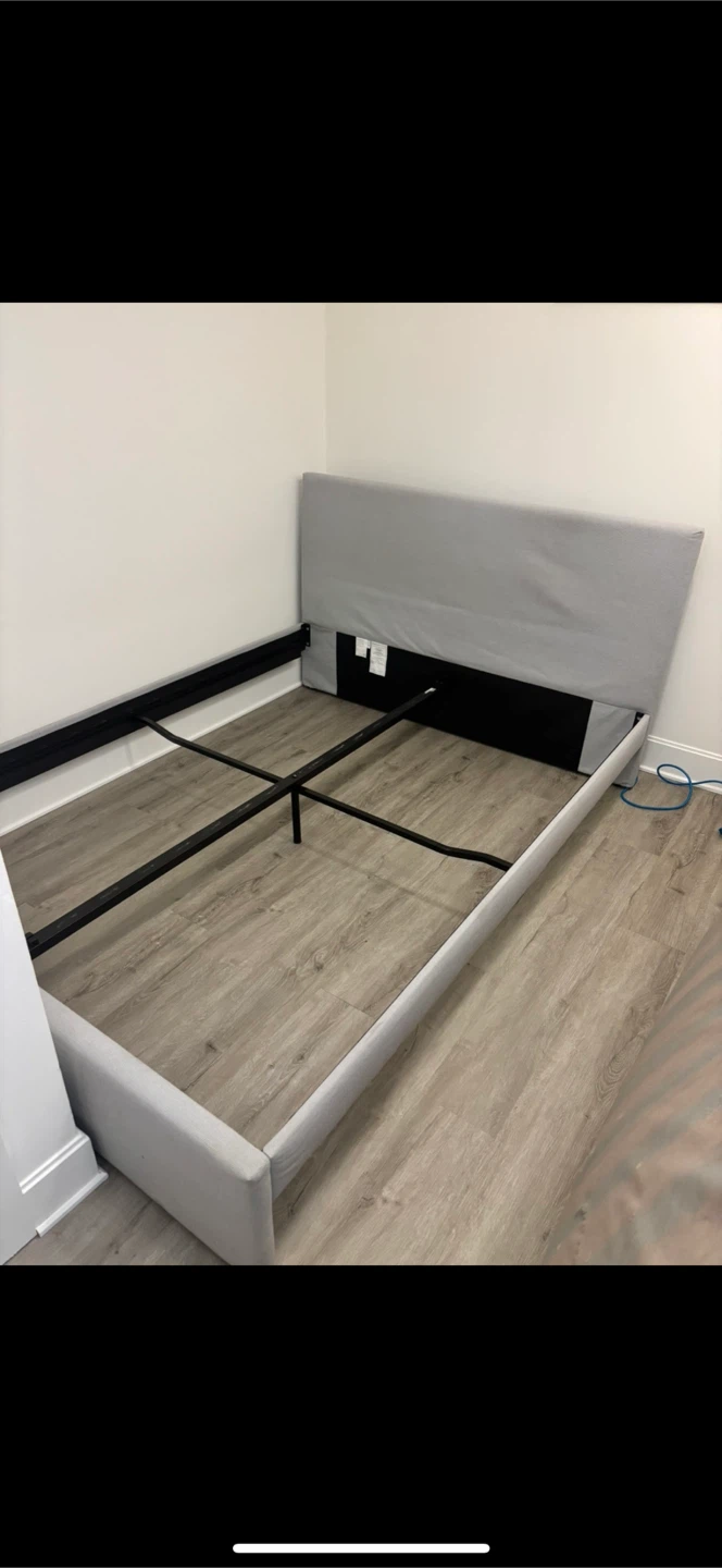 Moving out sale‼️ Ikea Queen Size Bed Frame and Mattress