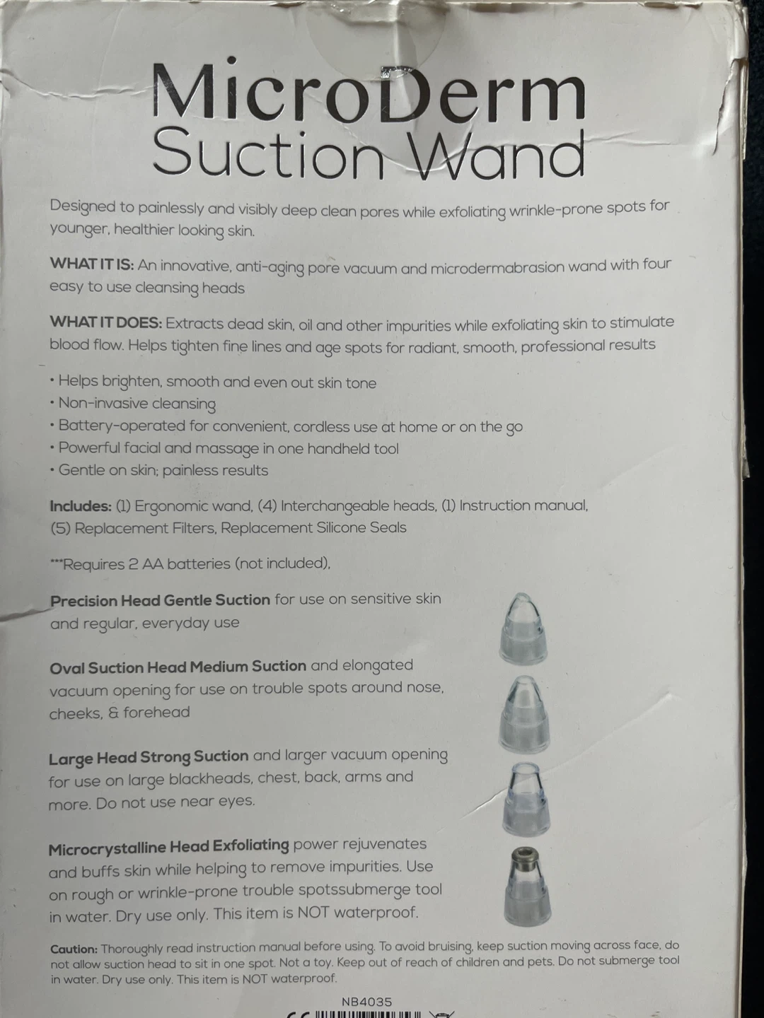 Nord + Bare MicroDerm Suction Wand