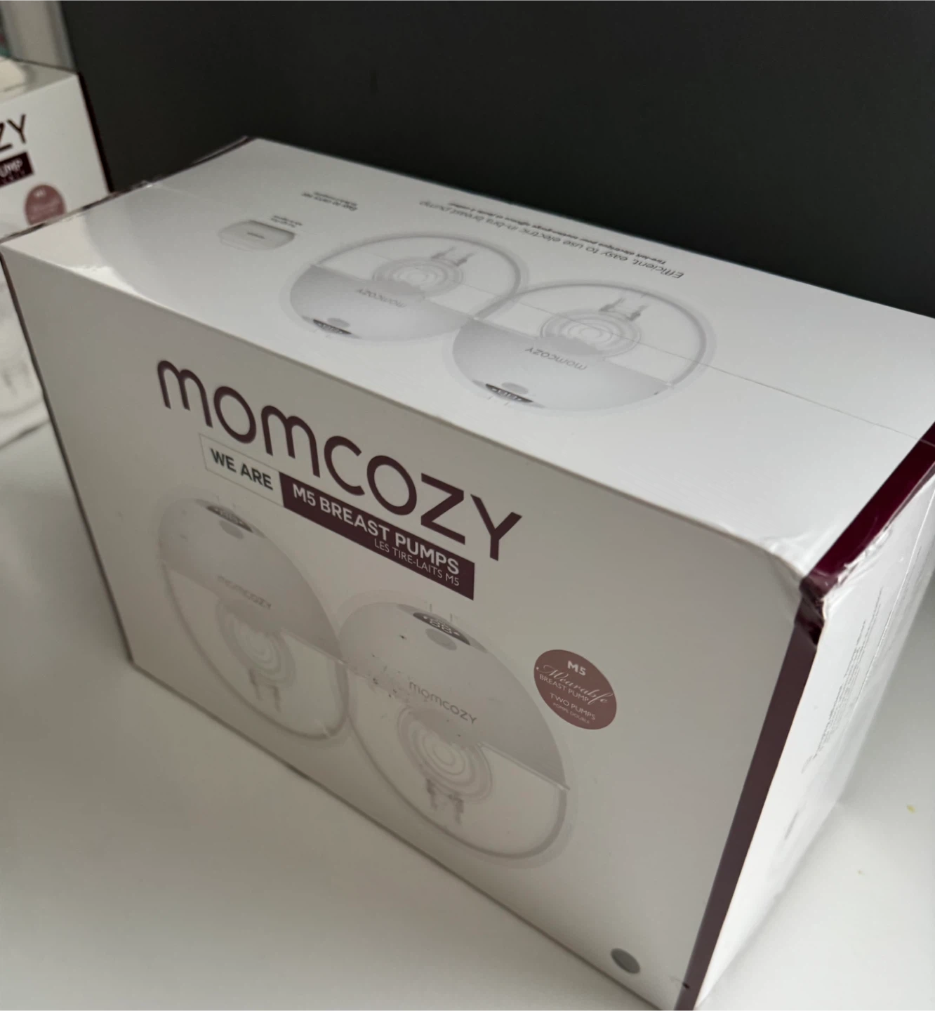 Momcozy M5 Wearable Breast Pump sealed box - photo 2