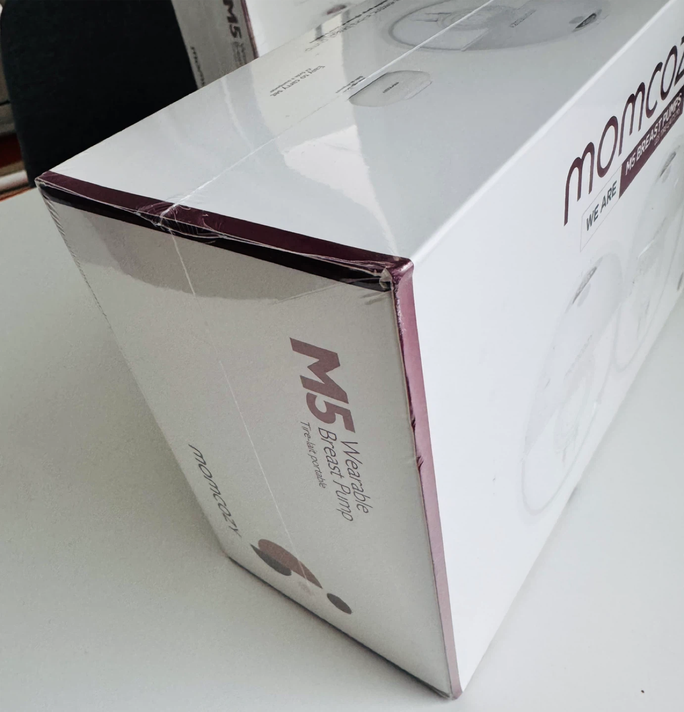 Momcozy M5 Wearable Breast Pump sealed box