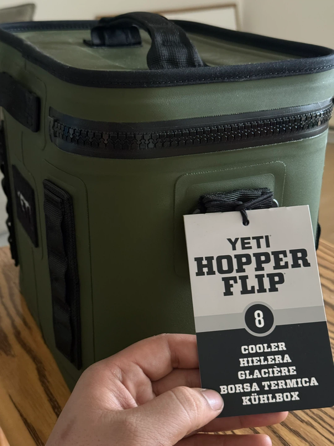 YETI Hopper Flip 8 Olive Portable Soft Cooler - photo 2