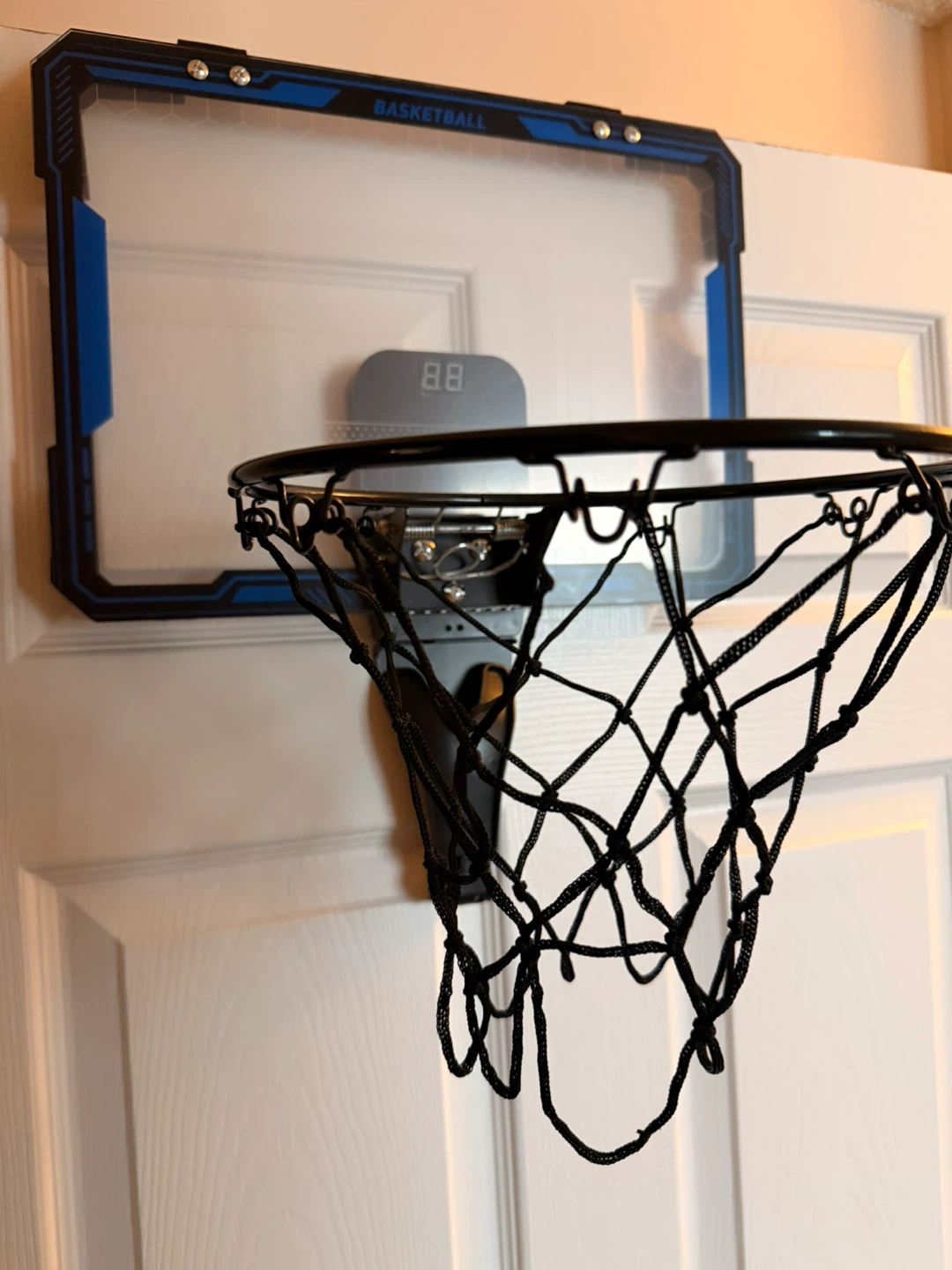 Over-the-Door Mini Basketball Hoop Set
