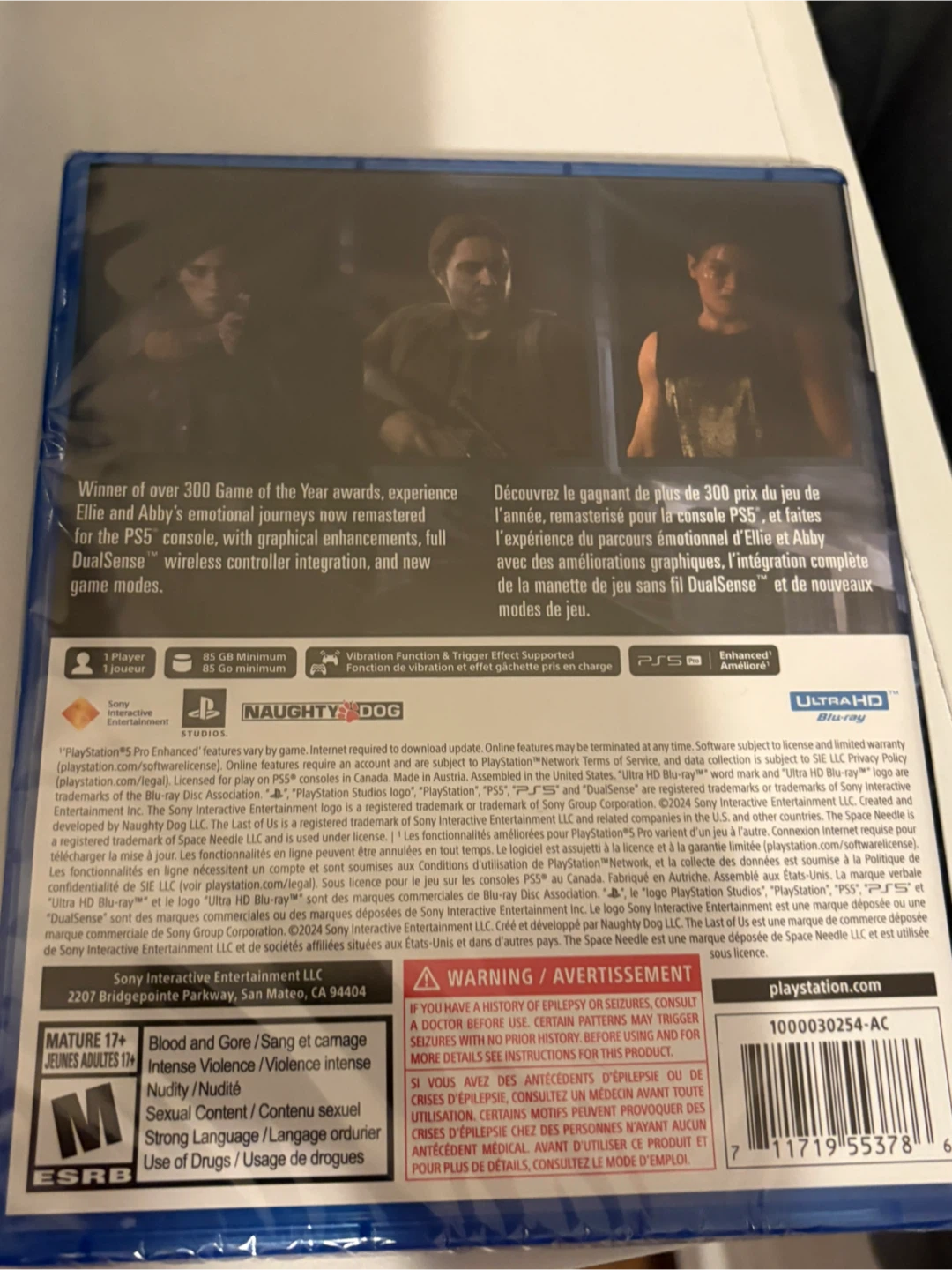 The Last of Us Part II Remastered PS5 - photo 2