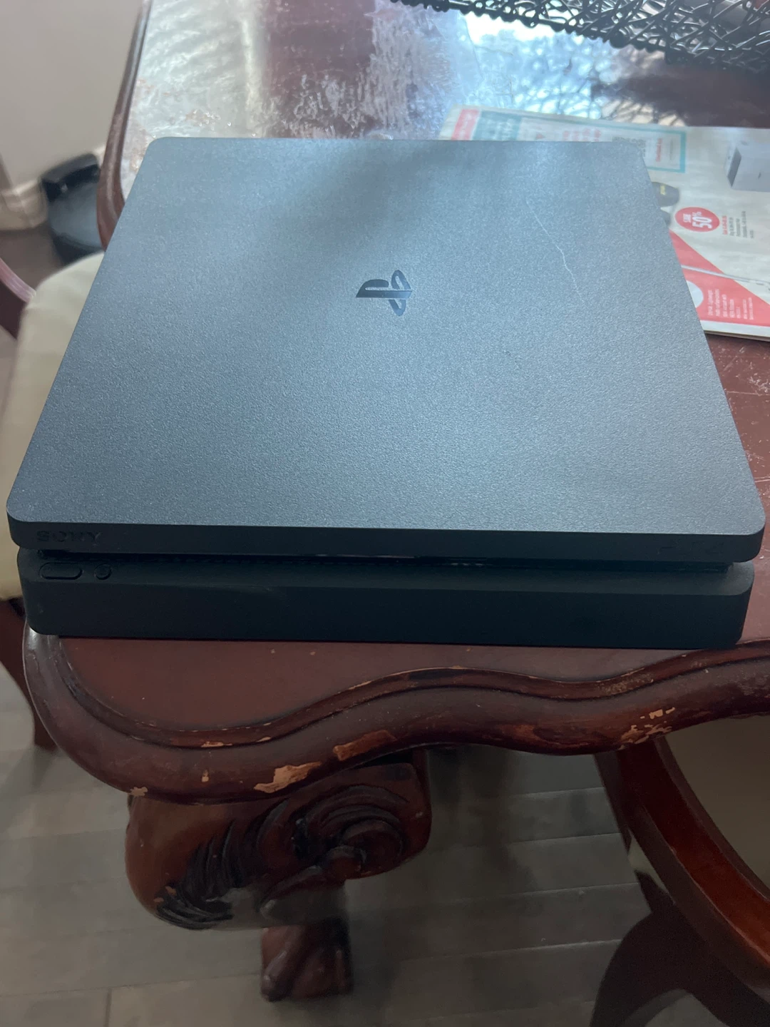PlayStation 4 Console with  1 controller.