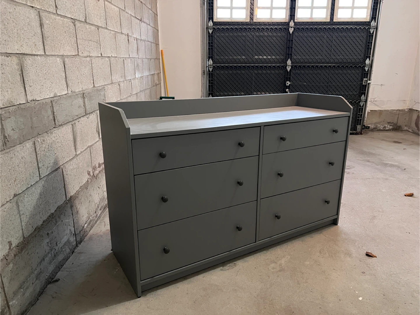 Double Long Storage Drawer Grey 6-Drawer 54.5”x 18” x 33” - photo 2