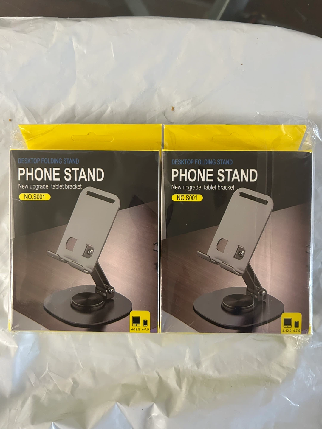 2pcs Folding Phone Stand, All-Metal Phone & Tablet Stand - photo 2