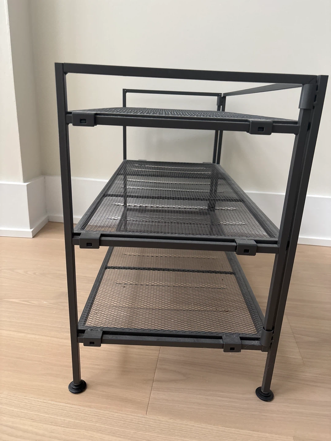 Metal Mesh 3-Tier Shelf - photo 2