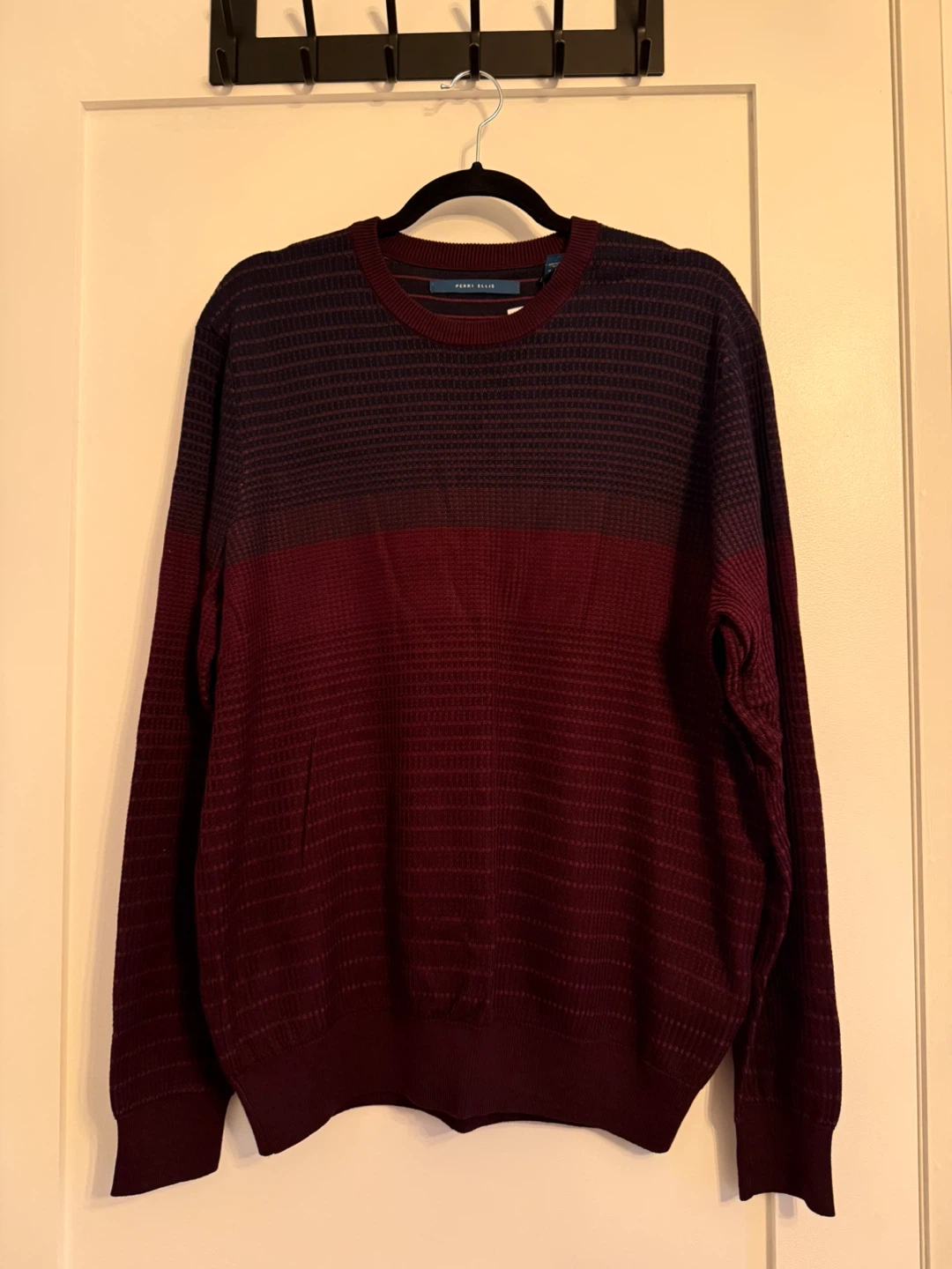 Perry Ellis XL Burgundy Sweater - New with Tags!